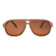 iWood Sonnenbrille - Modell 09, braune Eiche (polarisiert)