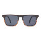 iWood Sonnenbrille - Modell 07, helle & dunkle Eiche (polarisiert)