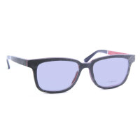 iStone Sonnenbrille - Modell 04, grauer Granit mit Indigo Blau (Optikerbrille)