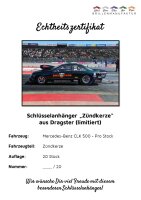 iWood Schlüsselanhänger aus einer originalen Dragster-Zündkerze (limitiert)