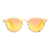 iWood Sonnenbrille - Modell 12, Birke (gelb verspiegelt & polarisiert)