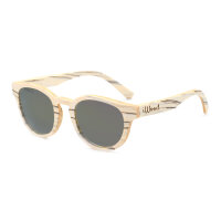 iWood Sonnenbrille - Modell 12, Birke (grau getönt...