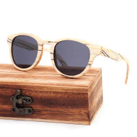 iWood Sonnenbrille - Modell 12, Birke (grau getönt & polarisiert)