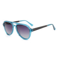 iAce Sonnenbrille - Modell 09, klar-blaues Acetat mit...