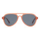 iAce Sonnenbrille - Modell 09, rosafarbenes Acetat mit hellbraunem Wurzelholz (polarisiert)