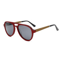 iAce Sonnenbrille - Modell 09, rotes Acetat mit...