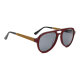 iAce Sonnenbrille - Modell 09, rotes Acetat mit Buchenholz (polarisiert)