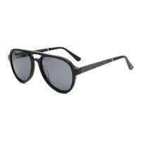 iAce Sonnenbrille - Modell 09, schwarzes Acetat mit...