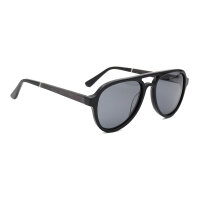iAce Sonnenbrille - Modell 09, schwarzes Acetat mit...