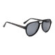 iAce Sonnenbrille - Modell 09, schwarzes Acetat mit dunklem Ebenholz (polarisiert)