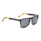 iAce Sonnenbrille - Modell 08, schwarz-gelbes Tortoise-Acetat mit dunkler Wenge (polarisiert)