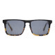 iAce Sonnenbrille - Modell 08, schwarz-gelbes Tortoise-Acetat mit dunkler Wenge (polarisiert)