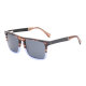 iAce Sonnenbrille - Modell 08, braun-blaues Tortoise-Acetat mit dunkler Wenge (polarisiert)