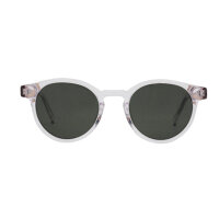 iAce Sonnenbrille - Modell 11, klares Acetat mit Kirschholz (polarisiert)