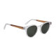 iAce Sonnenbrille - Modell 11, klares Acetat mit Kirschholz (polarisiert)