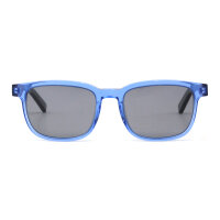 iAce Sonnenbrille - Modell 06, hellblaues Acetat mit Sandelholz (polarisiert)