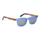 iAce Sonnenbrille - Modell 06, hellblaues Acetat mit Sandelholz (polarisiert)