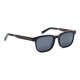 iAce Sonnenbrille - Modell 06, schwarzes Acetat mit dunkler Wenge (polarisiert)