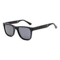 iAce Sonnenbrille - Modell 07, schwarzes Acetat mit...