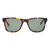 iAce Sonnenbrille - Modell 07, braunes Tortoise-Acetat mit hellbraunem Wurzelholz (polarisiert)