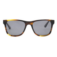 iAce Sonnenbrille - Modell 07, braun-gestreiftes Acetat mit hellbraunem Wurzelholz (polarisiert)