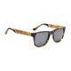 iAce Sonnenbrille - Modell 07, braun-gestreiftes Acetat mit hellbraunem Wurzelholz (polarisiert)