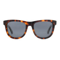 iAce Sonnenbrille - Modell 10, braunes Tortoise-Acetat mit hellbraunem Wurzelholz (polarisiert)