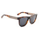 iAce Sonnenbrille - Modell 10, braunes Tortoise-Acetat mit hellbraunem Wurzelholz (polarisiert)