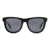 iAce Sonnenbrille - Modell 10, schwarzes Acetat mit Rosenholz (polarisiert)