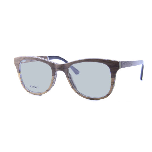 iWood Sonnenbrille - Modell 05, Nussbaum & Birke (Optikerbrille)