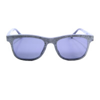 iStone Sonnenbrille - Modell 01, grauer Granit mit Indigo Blau (Optikerbrille)