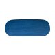 iWood Brillenetui / Hardcase mit blauer Holzoptik inkl. Mikrofasertuch