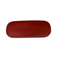 iWood Brillenetui / Hardcase mit roter Holzoptik inkl....
