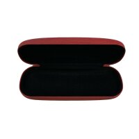 iWood Brillenetui / Hardcase mit roter Holzoptik inkl....
