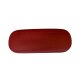 iWood Brillenetui / Hardcase mit roter Holzoptik inkl. Mikrofasertuch