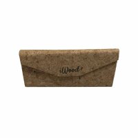 iWood Brillen-Faltetui mit edlem Kork - inkl. Mikrofasertuch
