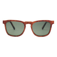 iWood Sonnenbrille - Modell 06, rotes Wurzelholz (polarisiert)