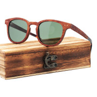 iWood Sonnenbrille - Modell 10, rotes Wurzelholz (polarisiert)