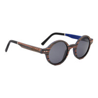iWood Sonnenbrille - Modell 11, Ebenholz mit Indigo...