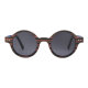iWood Sonnenbrille - Modell 11, Ebenholz mit Indigo (polarisiert)