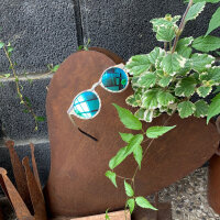 iWood Sonnenbrille - Modell 12, Birke (blau verspiegelt & polarisiert)