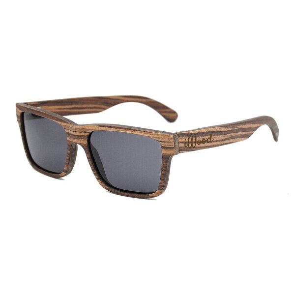 iWood Sonnenbrille - Modell 08, Ebenholz (polarisiert)
