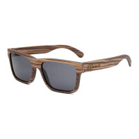 iWood Sonnenbrille - Modell 08, Ebenholz (polarisiert)